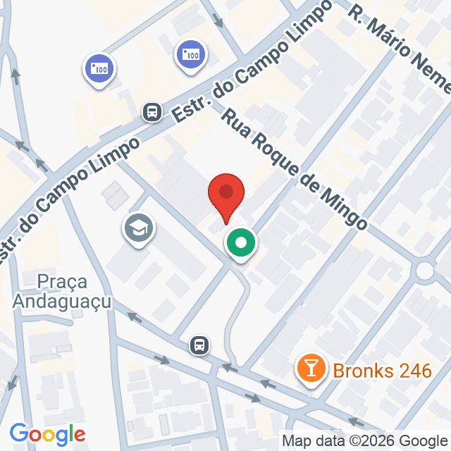 Mapa do endereço do escritório